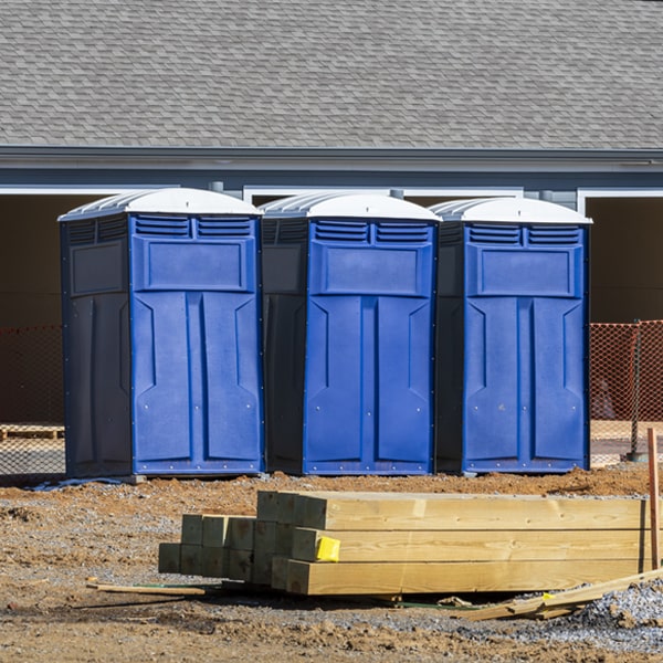 are there any restrictions on what items can be disposed of in the porta potties in Safford